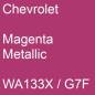 Preview: Chevrolet, Magenta Metallic, WA133X / G7F.